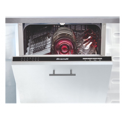 Brandt VS1010J Πλυντήριο Πιάτων Πλήρως Εντοιχιζόμενο 45cm, Ενεργειακή E, 10 Σερβίτσια, 6 Προγράμματα